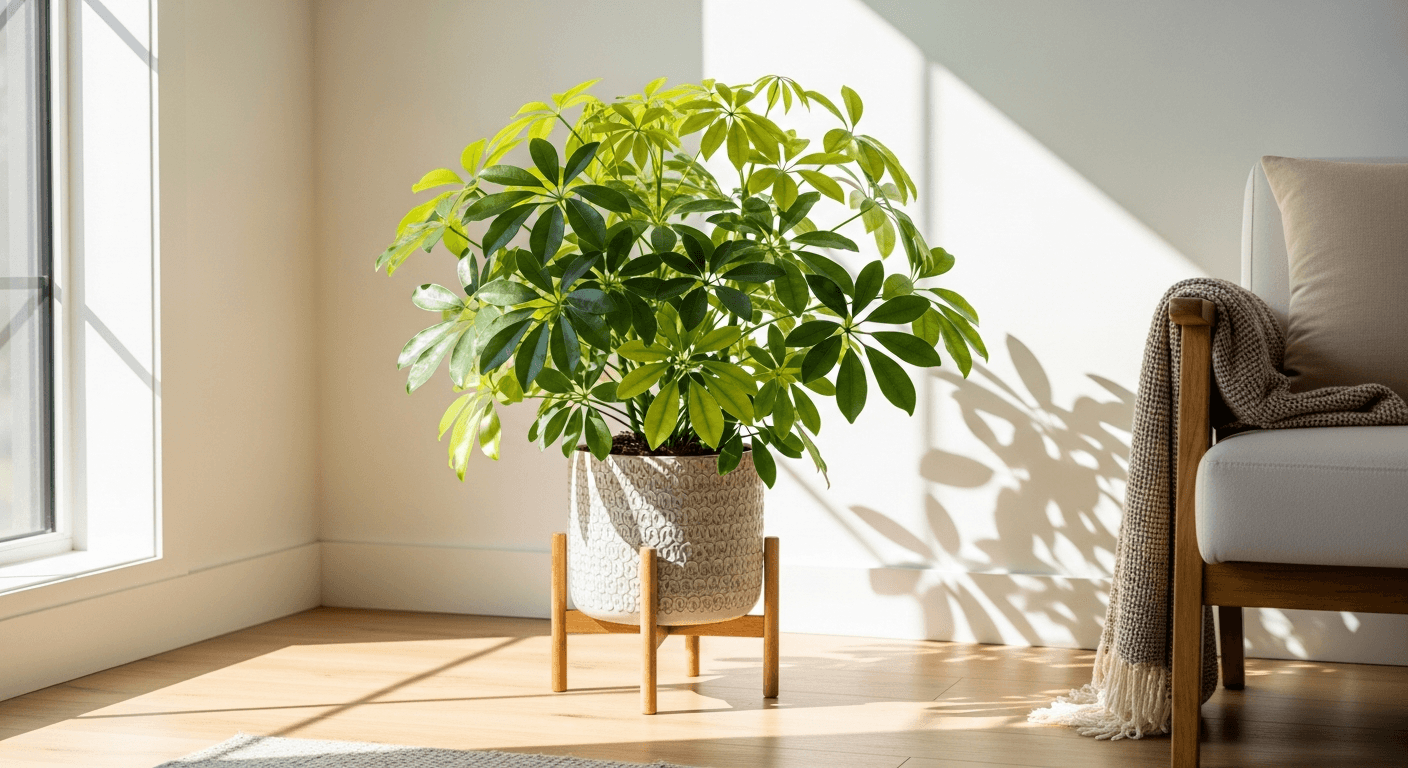 Cheflera (Schefflera): cuidados de la planta paraguas