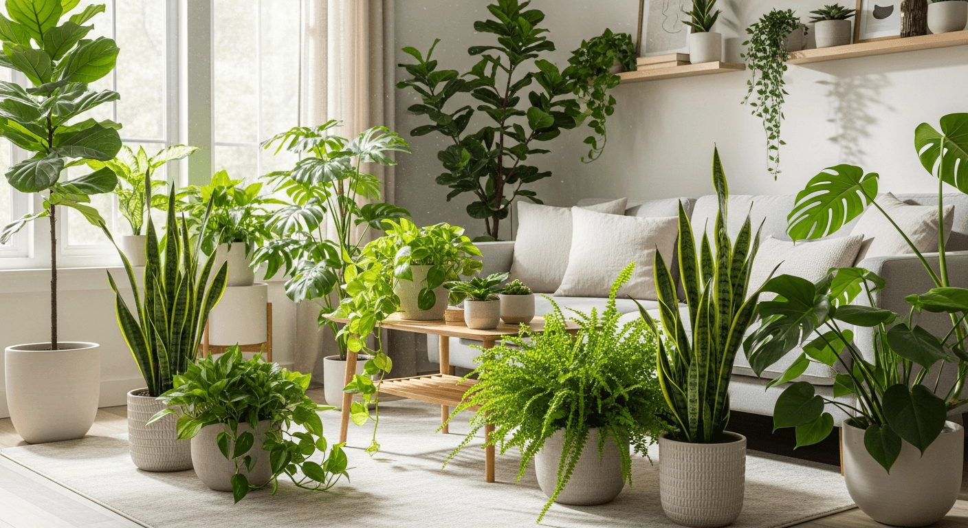 Las mejores plantas purificadoras de aire para casa