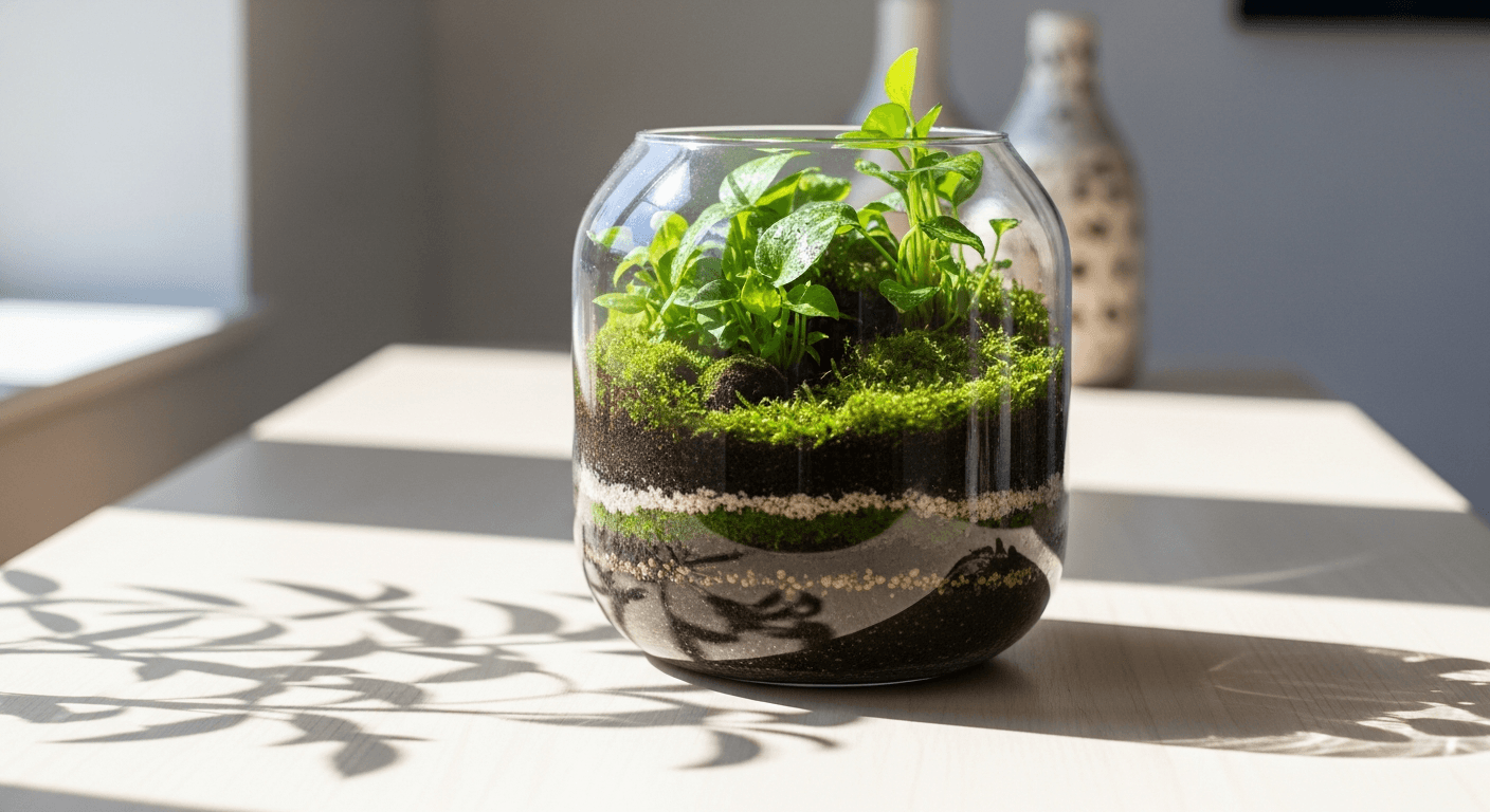 Cómo hacer un terrario paso a paso (abierto o cerrado)