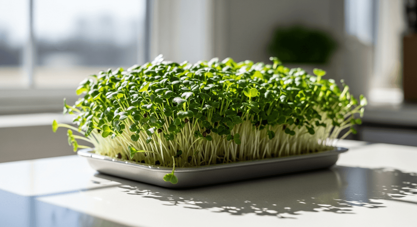 Cómo cultivar microgreens en casa (listos en 1-2 semanas)