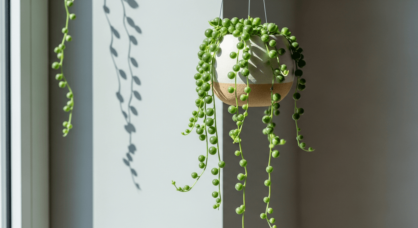 Collar de perlas (Senecio): cuidados del rosario